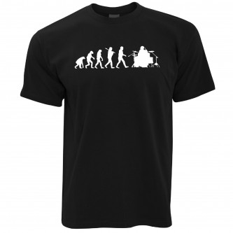 T-shirt Evolution Drummer
